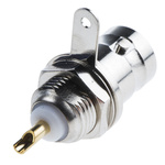 RS PRO, jack Panel Mount BNC Connector, 75Ω, Solder Termination, Straight Body