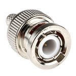 RS PRO, Plug Cable Mount BNC Connector, 50Ω, Crimp Termination, Straight Body