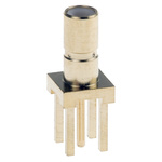 RS PRO, jack PCB Mount SSMB Connector, 50Ω, Solder Termination, Straight Body