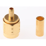RS PRO, Plug Cable Mount SMA Connector, 50Ω, Crimp Termination, Straight Body