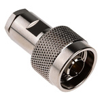 RS PRO, Plug Cable Mount N Connector, 50Ω, Crimp, Solder Termination, Straight Body