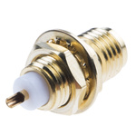 RS PRO, jack Panel Mount SMA Connector, 50Ω, Solder Termination, Straight Body