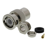 Telegartner, Plug Cable Mount BNC Connector, 50Ω, Clamp Termination, Straight Body