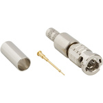 Amphenol RF HD-BNC Series, Plug Cable Mount HD-BNC Connector, 75Ω, Crimp Termination, Straight Body