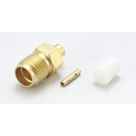 RS PRO, jack Cable Mount SMA Connector, 50Ω, Solder Termination, Straight Body