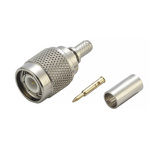RS PRO, Plug Cable Mount SMA Connector, 50Ω, Crimp Termination, Straight Body