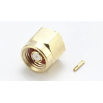 RS PRO, Plug Cable Mount SMP Connector, 50Ω, Solder Termination, Straight Body