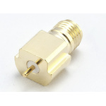 RS PRO Female, Male Edge Mount SMP Connector, 50Ω, Solder Termination, Straight Body