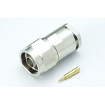 RS PRO, Plug Cable Mount N Connector, 50Ω, Solder Termination, Straight Body