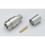 RS PRO, Plug Cable Mount N Connector, 50Ω, Solder Termination, Straight Body