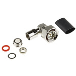 RS PRO, Plug Cable Mount 7/16 Connector, 50Ω, Solder Termination, Right Angle Body
