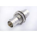 RS PRO, Plug Bulkhead BNC Connector, 75Ω, Solder Termination, Straight Body