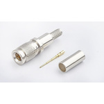 RS PRO, Plug Cable Mount 1.0/2.3 Connector, 75Ω, Crimp Termination, Straight Body