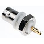 Telegartner, jack Panel Mount BNC Connector, 50Ω, Solder Termination, Straight Body