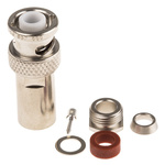 Radiall, Plug Cable Mount BNC Connector, 50Ω, Clamp Termination, Straight Body