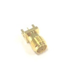 RS PRO, jack Edge Mount SMA Connector, 50Ω, Solder Termination, Straight Body