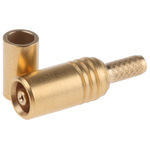 Radiall, jack Cable Mount MCX Connector, 50Ω, Crimp Termination, Straight Body