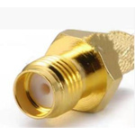 RS PRO, jack Cable Mount SMA Connector, 50Ω, Crimp Termination, Straight Body