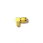 RS PRO, Plug Cable Mount SMA Connector, 50Ω, Clamp Termination, Right Angle Body