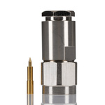 RS PRO, Plug Cable Mount N Connector, 50Ω, Clamp Termination, Straight Body