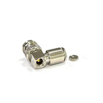 RS PRO, Plug Cable Mount BNC Connector, 50Ω, Clamp Termination, Right Angle Body