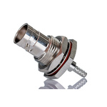 RS PRO, jack Panel Mount BNC Connector, 50Ω, Crimp Termination, Straight Body