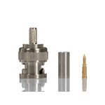 RS PRO, Plug Cable Mount BNC Connector, 75Ω, Crimp Termination, Straight Body