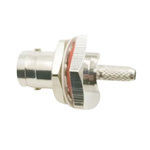RS PRO, Plug Cable Mount BNC Connector, 50Ω, Crimp Termination, Straight Body