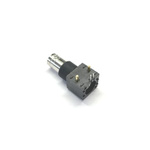 RS PRO, jack PCB Mount BNC Connector, 75Ω, Through Hole Termination, Right Angle Body