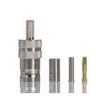 RS PRO, jack Cable Mount BNC Connector, 50Ω, Crimp Termination, Straight Body