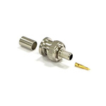 RS PRO, Plug Cable Mount BNC Connector, 75Ω, Crimp Termination, Straight Body