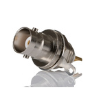RS PRO, jack Panel Mount BNC Connector, 50Ω, Solder Termination, Straight Body