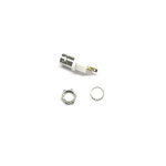 RS PRO, jack Panel Mount BNC Connector, 50Ω, Solder Termination, Straight Body