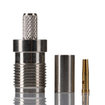 RS PRO, jack Cable Mount TNC Connector, 50Ω, Crimp Termination, Straight Body