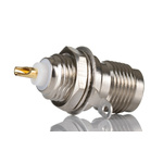 RS PRO, jack Bulkhead TNC Connector, 50Ω, Solder Termination, Straight Body