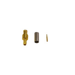 RS PRO, Plug Cable Mount MCX Connector, Crimp Termination, Straight Body
