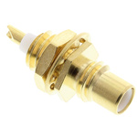 Radiall, jack Panel Mount SMC Connector, 50Ω, Solder Termination, Straight Body