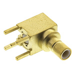 Radiall, jack Through Hole SMB Connector, 50Ω, Solder Termination, Right Angle Body