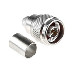Radiall, Plug Cable Mount N Connector, 50Ω, Crimp Termination, Straight Body