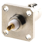 Radiall, jack Flange Mount BNC Connector, 50Ω, Solder Termination, Straight Body