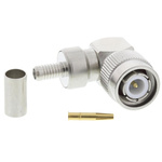 Radiall, Plug Cable Mount TNC Connector, 50Ω, Crimp Termination, Right Angle Body