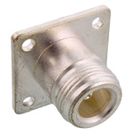 TE Connectivity, jack Panel Mount N Connector, 50Ω, Solder Termination, Straight Body