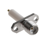 Radiall, jack Flange Mount SMA Connector, 50Ω, Solder Termination, Straight Body
