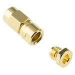 TE Connectivity, Plug Cable Mount SMC Connector, 50Ω, Solder Termination, Straight Body