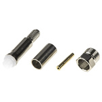 TE Connectivity, jack Cable Mount FME Connector, 50Ω, Crimp Termination, Straight Body