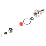RS PRO, jack Panel Mount BNC Connector, 75Ω, Clamp Termination, Straight Body