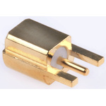 RS PRO, jack PCB Mount MMCX Connector, 50Ω, Solder Termination, Straight Body