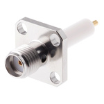 Amphenol, jack Flange Mount SMA Connector, 50Ω, Solder Termination, Straight Body