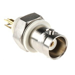 Amphenol, jack Panel Mount BNC Connector, 50Ω, Solder Termination, Straight Body