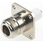 TE Connectivity, jack Panel Mount N Connector, 50Ω, Solder Termination, Straight Body